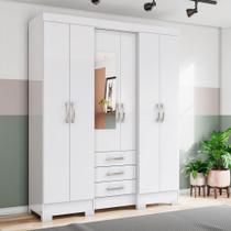Guarda Roupa Solteiro 06 Portas E 3 Gavetas B23 Briz Branco Guarda Roupa Solteiro 06 Portas E 3 Gavetas B23 Briz Branco
