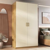 Guarda Roupa Solteiro 100% MDF 2 Portas 3 Gavetas Marrom/Nogueira Guarda Roupa Solteiro 100% MDF 2 Portas 3 Gavetas Marrom/Nogueira