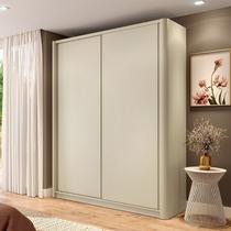 Guarda-roupa Solteiro 100% Mdf 2 Portas de Correr Prateleiras e 3 Gavetas Quarto Dormitórios Bend