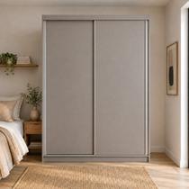 Guarda-Roupa Solteiro 100% MDF BP 2 Portas 2 Gavetas Liege Urbi Guarda-Roupa Solteiro 100% MDF BP 2 Portas 2 Gavetas Liege Urbi