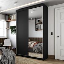 Guarda-roupa Solteiro 100% Mdf Bp com 2 Portas e 1 Espelho