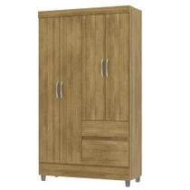 Guarda Roupa Solteiro 102cm Com 4 Portas Ideal Nature - Vila Rica Guarda Roupa Solteiro 102cm Com 4 Portas Ideal Nature - Vila Rica