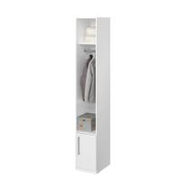 Guarda Roupa Solteiro 1233 Direito 1 Porta Bater Branco com Sapateira Guarda Roupa Solteiro 1233 Direito 1 Porta Bater Branco com Sapateira