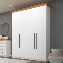 Guarda Roupa Solteiro 1,52m c/ 4 Portas e 2 Gavetas 100% MDF Guarda Roupa Solteiro 1,52m c/ 4 Portas e 2 Gavetas 100% MDF