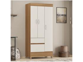 Guarda-roupa Solteiro 2 Gavetas 3 Portas Demóbile Wind