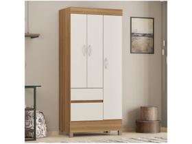 Guarda-roupa Solteiro 2 Gavetas 3 Portas Demóbile Wind