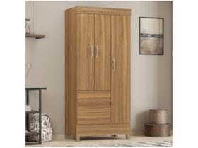 Guarda-roupa Solteiro 2 Gavetas 3 Portas Demóbile Wind