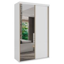 Guarda Roupa Solteiro 2 Portas 1 Espelho 1,38m Lotus Belmax