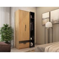 Guarda Roupa Solteiro 2 Portas 1 Gaveta Capri Guarda Roupa Solteiro 2 Portas 1 Gaveta Capri