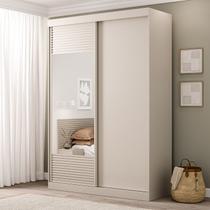 Guarda-Roupa Solteiro 2 Portas 1 Porta com Espelho Samambaia CabeCasa MadeiraOriginals