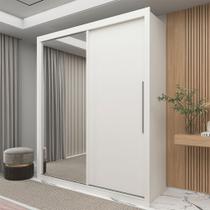 Guarda-Roupa Solteiro 2 Portas 1 Porta Espelhada Royale 100% MDF