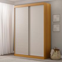 Guarda-Roupa Solteiro 2 Portas 1 Porta Ripada Samambaia CabeCasa MadeiraOriginals