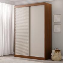 Guarda-Roupa Solteiro 2 Portas 1 Porta Ripada Samambaia CabeCasa MadeiraOriginals