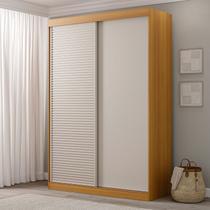 Guarda-Roupa Solteiro 2 Portas 1 Porta Ripada Samambaia CabeCasa MadeiraOriginals Marrom/Carvalho/Off White Guarda-Roupa Solteiro 2 Portas 1 Porta Ripada Samambaia CabeCasa MadeiraOriginals Marrom/Carvalho/Off White