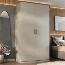 Guarda-Roupa Solteiro 2 Portas 100% MDF Marsala Bege/Panna Guarda-Roupa Solteiro 2 Portas 100% MDF Marsala Bege/Panna