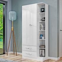 Guarda Roupa Solteiro 2 Portas 2 Gavetas Moju Guarda Roupa Solteiro 2 Portas 2 Gavetas Moju