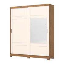 Guarda Roupa Solteiro 2 Portas 3 Gav. Verg Nature/Off White