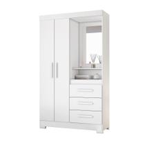 Guarda Roupa Solteiro 2 Portas 3 Gavetas NT6020 Nótável Móveis