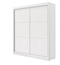 Guarda Roupa Solteiro 2 Portas 3 Gavetas - Santorini-Branco - Móveis D'Doro Guarda Roupa Solteiro 2 Portas 3 Gavetas - Santorini-Branco - Móveis D'Doro