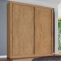 Guarda Roupa Solteiro 2 Portas 4 Gavetas - Zurique-Amêndoa - Móveis Europa Guarda Roupa Solteiro 2 Portas 4 Gavetas - Zurique-Amêndoa - Móveis Europa