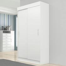 Guarda-Roupa Solteiro 2 Portas Berlim Ber201 Branco - Evidência Móveis