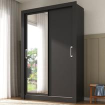 Guarda-roupa Solteiro 2 Portas com Espelho Ágata Yescasa