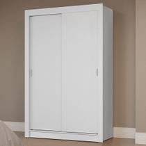 Guarda-roupa Solteiro 2 Portas Correr Branco Madesa Guarda-roupa Solteiro 2 Portas Correr Branco Madesa