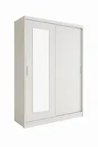 Guarda-roupa Solteiro 2 Portas de Correr 1 Espelho 1 Gaveta 6 Prateleiras 1 Cabideiro Palhoça
