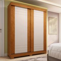 Guarda-roupa Solteiro 2 Portas de Correr 100% MDF 140cm Cinerária Espresso Móveis