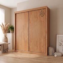 Guarda Roupa Solteiro 2 Portas de Correr 4 Gavetas 100% MDF Zurique Bege Guarda Roupa Solteiro 2 Portas de Correr 4 Gavetas 100% MDF Zurique Bege