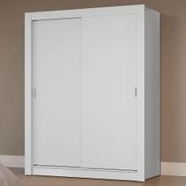 Guarda-Roupa Solteiro 2 Portas de Correr Branco Milano Madesa Guarda-Roupa Solteiro 2 Portas de Correr Branco Milano Madesa