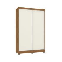 Guarda Roupa Solteiro 2 Portas de Correr e 2 Gavetas c/ Pés CB02N571 Flex Canela/Canela ou Off White - Kappesberg Guarda Roupa Solteiro 2 Portas de Correr e 2 Gavetas c/ Pés CB02N571 Flex Canela/Canela ou Off White - Kappesberg