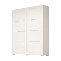 Guarda Roupa Solteiro 2 Portas de Correr Helena Prime ACP MÓVEIS Branco - 100% MDF