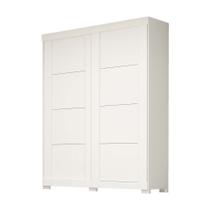 Guarda Roupa Solteiro 2 Portas de Correr Helena Prime ACP MÓVEIS Branco - 100% MDF