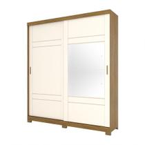 Guarda Roupa Solteiro 2 Portas Deslizantes 3 Gavetas Verg