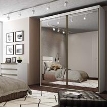 Guarda Roupa Solteiro 2 Portas Espelho MDF Luminum Belmax Guarda Roupa Solteiro 2 Portas Espelho MDF Luminum Belmax