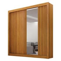 Guarda Roupa Solteiro 2 Portas Milano com Espelho Cinamomo Leifer Móveis Guarda Roupa Solteiro 2 Portas Milano com Espelho Cinamomo Leifer Móveis