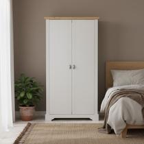 Guarda-Roupa Solteiro 2 Portas Toledo Branco Guarda-Roupa Solteiro 2 Portas Toledo Branco