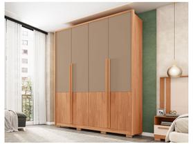 Guarda-roupa Solteiro 3 Gavetas 4 Portas Caemmun Francis