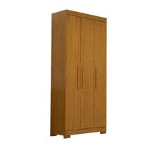 Guarda Roupa Solteiro 3 Portas 100% Mdf Lana Acp Móveis Cinamomo