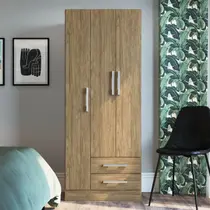 Guarda-roupa Solteiro 3 Portas 2 Gavetas
