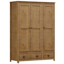Guarda Roupa Solteiro 3 Portas 2 Gavetas Madeira Maciça Mazzaro F06 Freijó - Lyam Decor Guarda Roupa Solteiro 3 Portas 2 Gavetas Madeira Maciça Mazzaro F06 Freijó - Lyam Decor