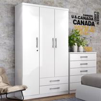 Guarda Roupa Solteiro 3 Portas 2 Gavetas Miami Guarda Roupa Solteiro 3 Portas 2 Gavetas Miami