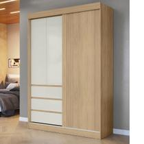 Guarda Roupa Solteiro 3 Portas 3 Gavetas em MDF Bagdá Visão Móveis Guarda Roupa Solteiro 3 Portas 3 Gavetas em MDF Bagdá Visão Móveis