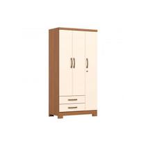 Guarda Roupa Solteiro 3 Portas c/Pés Açaí Cinamomo/Off Henn Guarda Roupa Solteiro 3 Portas c/Pés Açaí Cinamomo/Off Henn