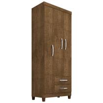 Guarda Roupa Solteiro 3 Portas Modena Malbec - MPdecor