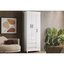 Guarda Roupa Solteiro 3Portas Fit 3.2 Branco S. Andirá