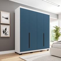 Guarda Roupa Solteiro 4 Portas 160cm Madrid Politorno Móveis