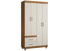 Guarda-roupa Solteiro 4 Portas 2 Gavetas Araplac 2242 Guarda-roupa Solteiro 4 Portas 2 Gavetas Araplac 2242