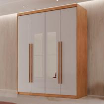 Guarda Roupa Solteiro 4 Portas 2 Gavetas com Espelho MDF Veracruz Guarda Roupa Solteiro 4 Portas 2 Gavetas com Espelho MDF Veracruz